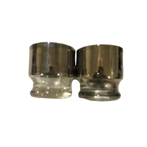 Mid Century Silver Fade Complete Punch Bowl Set Dorothy Thorpe Vintage Retro 15p - Picture 10 of 12